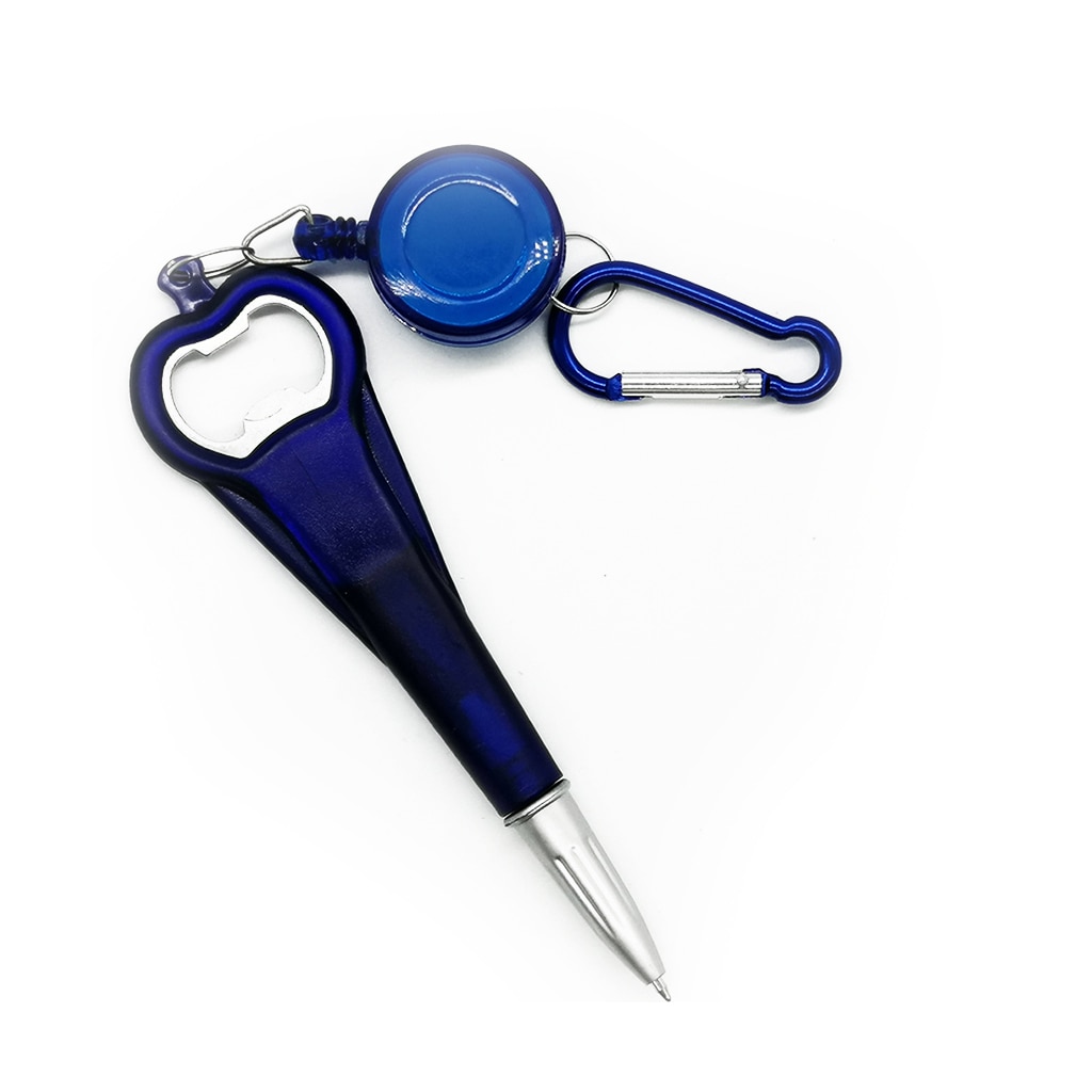 Desfacator de bere, 2 in 1, cu pix, carabina si snur retractabil, Vision®