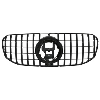 Grila Centrala compatibil cu Mercedes GLS SUV X167 (2019-Up) GTR Look Negru Lucios Grila Centrala compatibil cu Mercedes GLS SUV X167 (2019-Up) GTR Look Negru Lucios