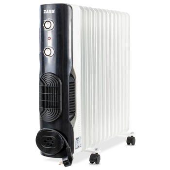 Radiator electric cu ulei, putere 2600 W, 3 trepte de putere, 13 elementi, aeroterma incorporata, termostat reglabil, protectie la supraincalzire, dimensiuni 620 x 140 x 650 mm Radiator electric cu ulei, putere 2600 W, 3 trepte de putere, 13 elementi, aeroterma incorporata, termostat reglabil, protectie la supraincalzire, dimensiuni 620 x 140 x 650 mm