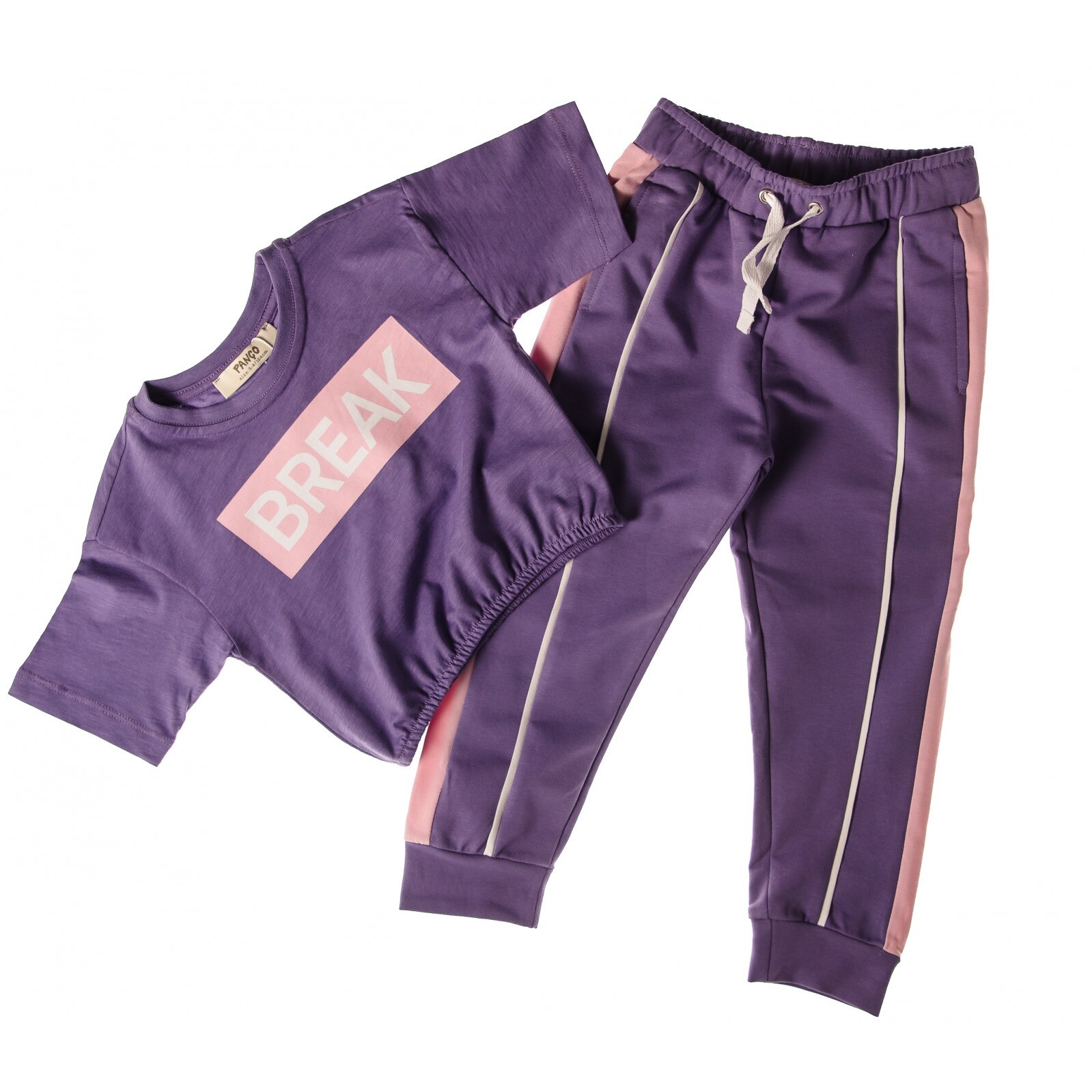 Set 2 piese pentru fete, culoare mov 2360