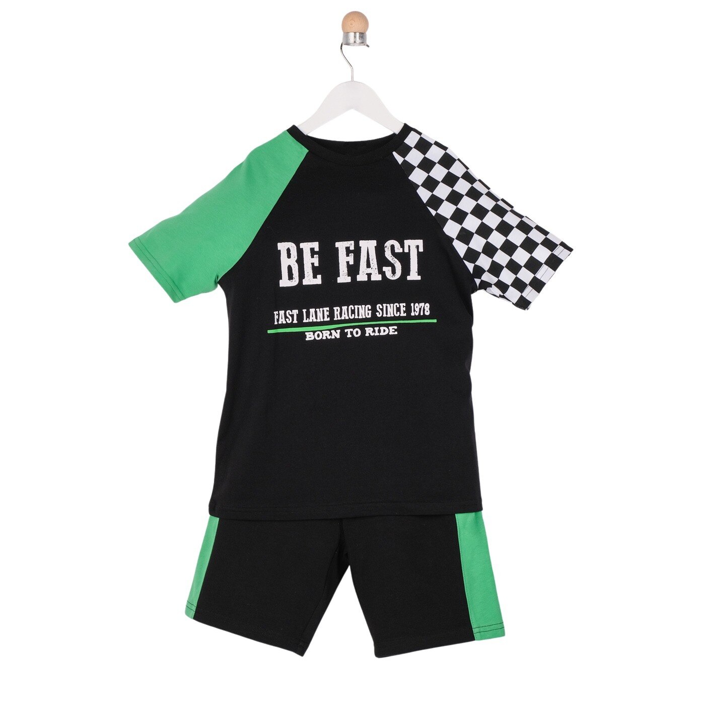 Set 2 piese pentru baieti, culoare neagra 1758