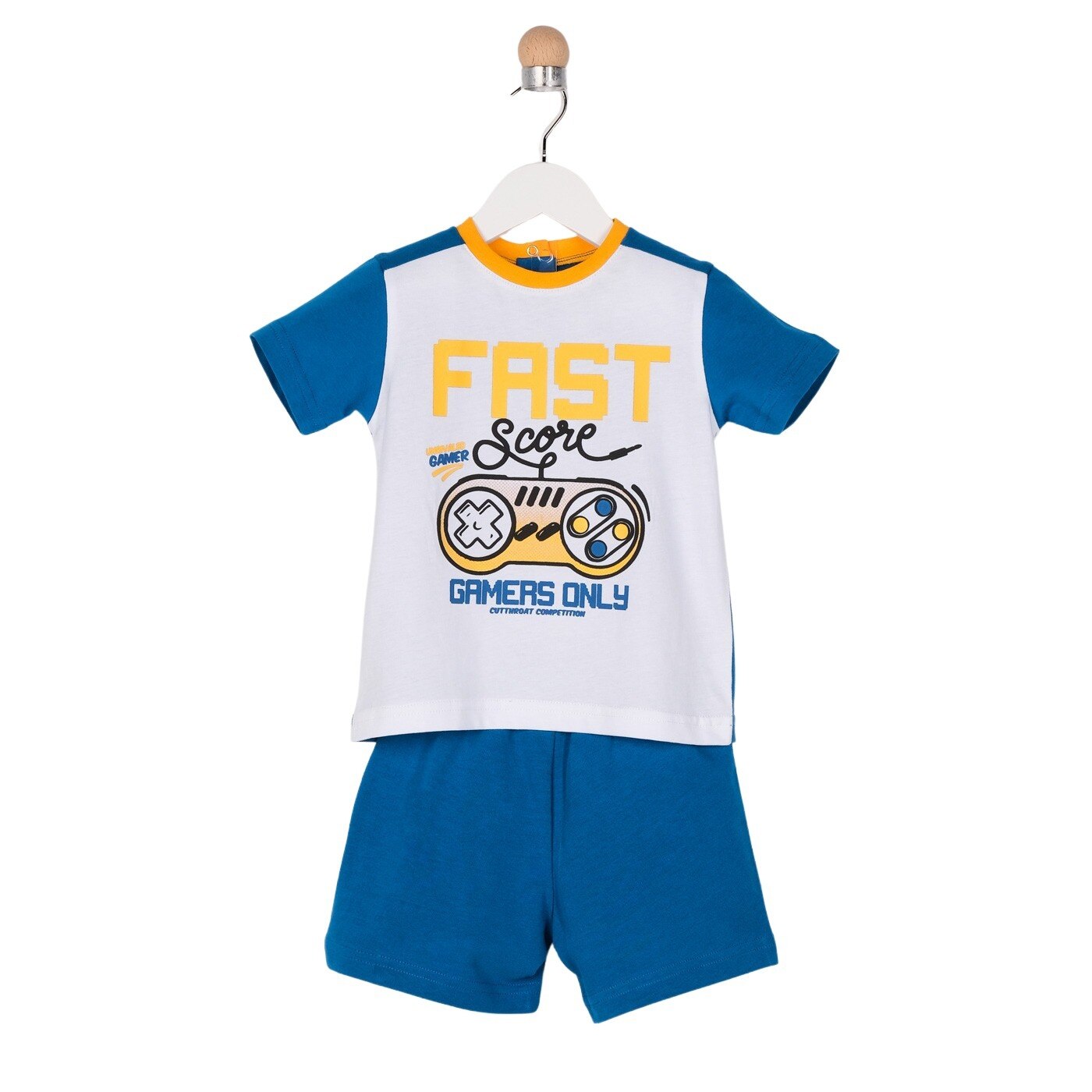 Set 2 piese pentru baieti, culoare albastra 1387