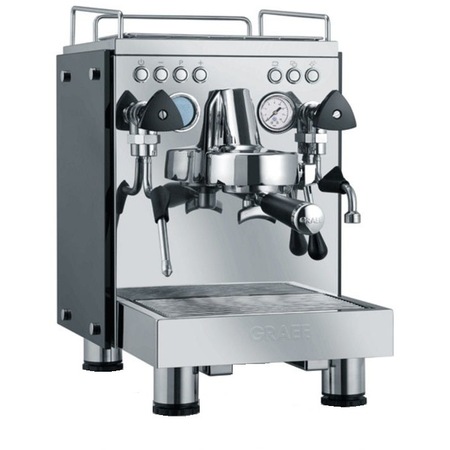 Espressor Graef CONTESSA ES 1000, 2650 W, 2.5 l , 16 bar, Negru/Argintiu
