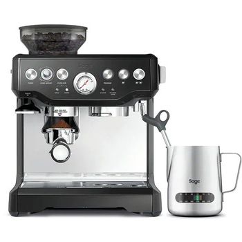 Espressor manual SAGE BES875BKS, 2l, 1850W, 15 bar, sistem Thermocoil, Negru-Argintiu Espressor manual SAGE BES875BKS, 2l, 1850W, 15 bar, sistem Thermocoil, Negru-Argintiu