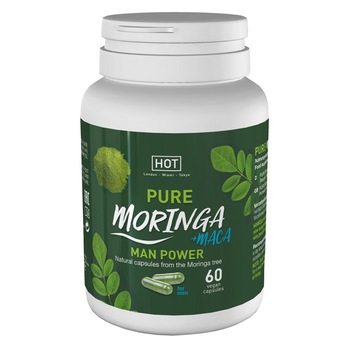 Pastile pentru erectie , Pure Moringa, Hot Bio, 60 capsule Pastile pentru erectie , Pure Moringa, Hot Bio, 60 capsule