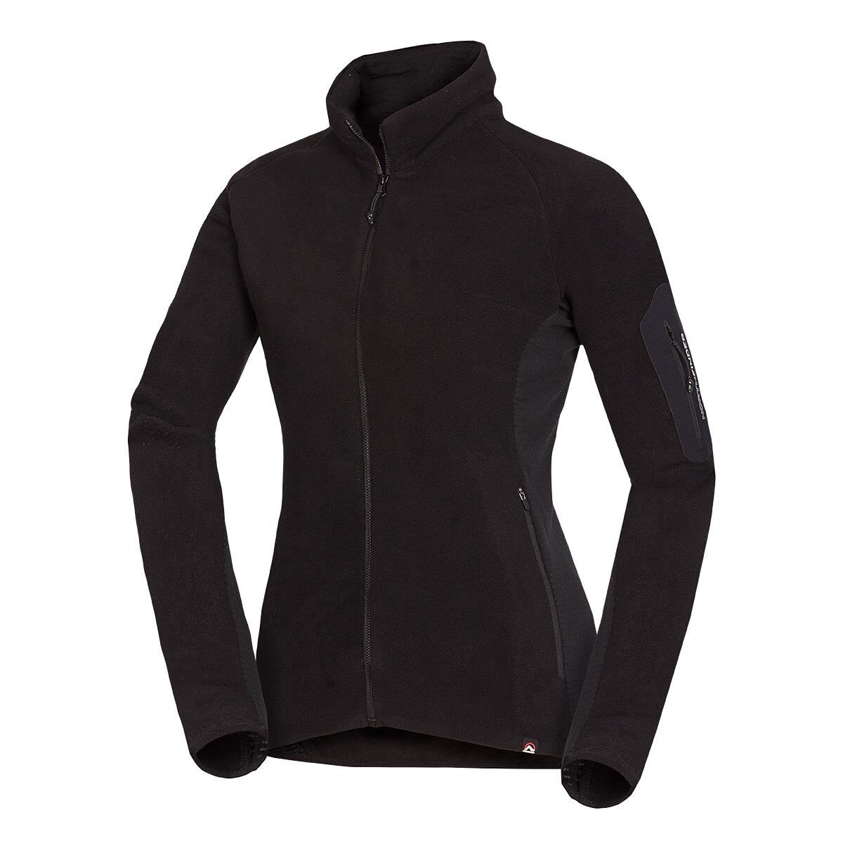 Bluza femei Polartec NORTHFINDER Opalova, Negru