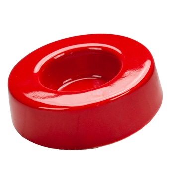 Suport lumanare, Ceramica, Cesiro, Ø 9.4 cm, Rosu Intens Suport lumanare, Ceramica, Cesiro, Ø 9.4 cm, Rosu Intens