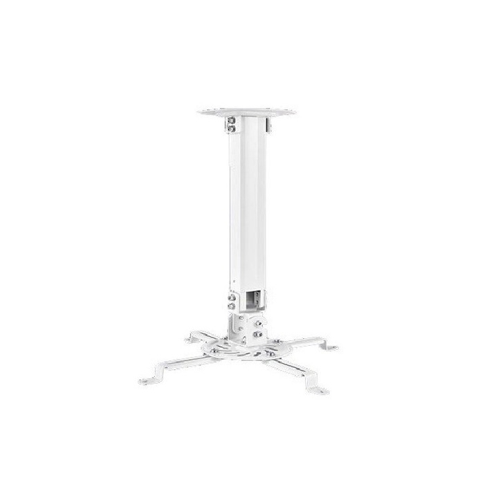 Univerzális projektortartó Blackmount VP-18S, max.13.5kg, Fehér, állítható 38-58 cm