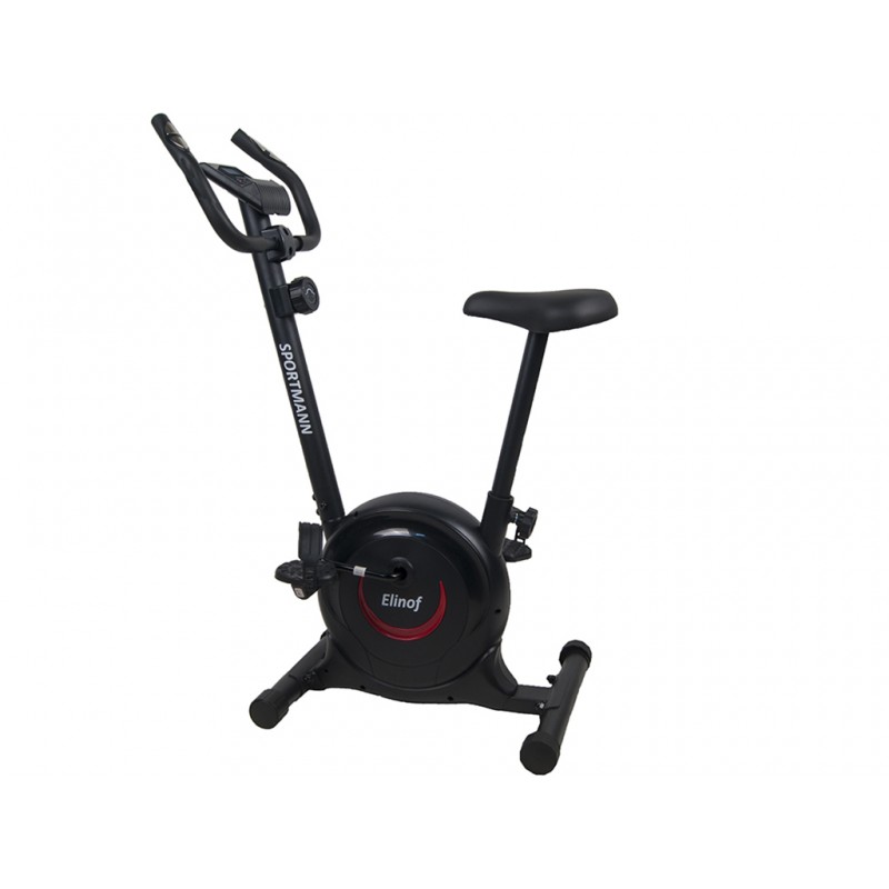 Bicicleta Magnetica Sportmann Elinof, Negru/Rosu