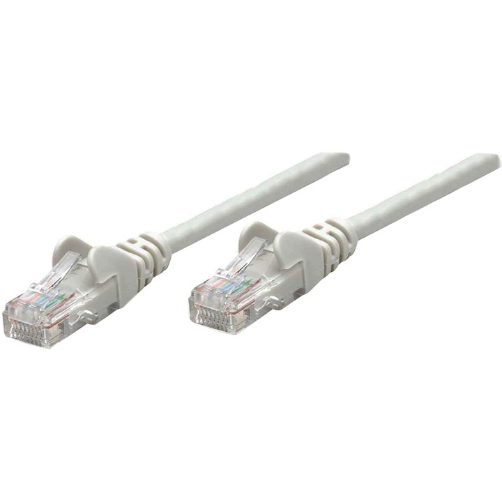 Кабел UTP Intellinet, Cat6, U/UTP, 5 м, Сив