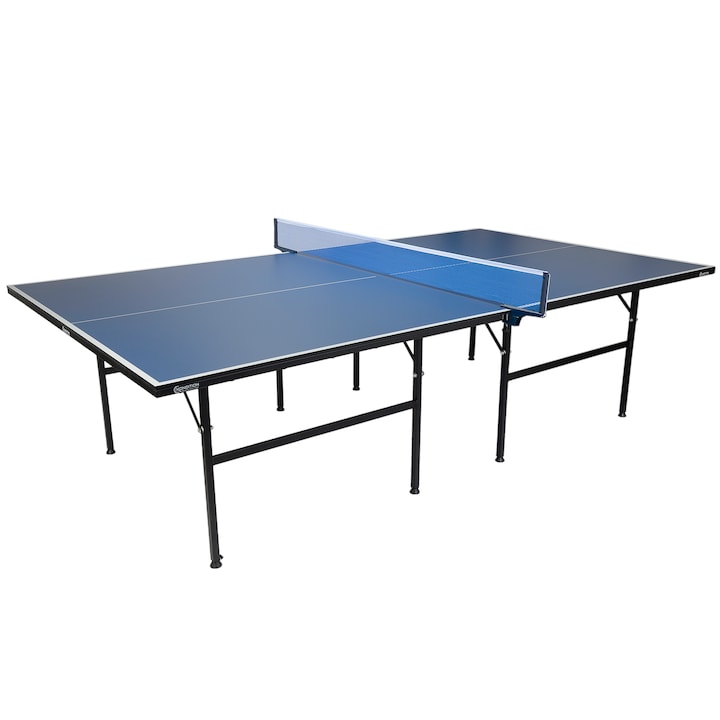 Kondition Ping pong asztal, Beltéri, Összecsukható, 12 mm, Kék/Fekete