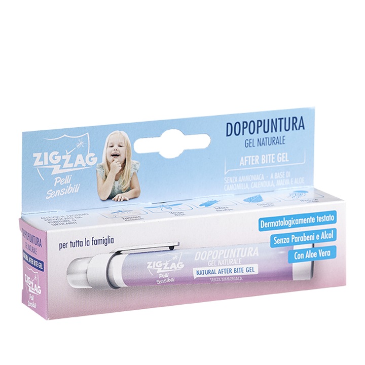 Gel dupa intepaturi, Zig Zag, natural, fara amoniac, 15ml