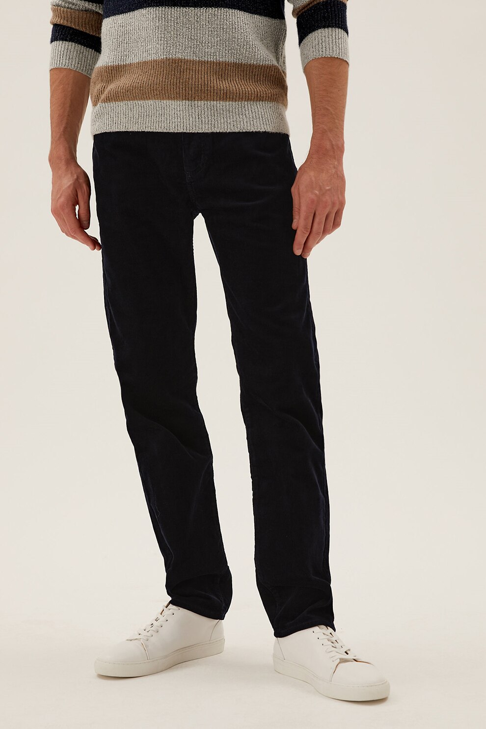 Marks & Spencer, Pantaloni drepti de reiat, Bleumarin inchis