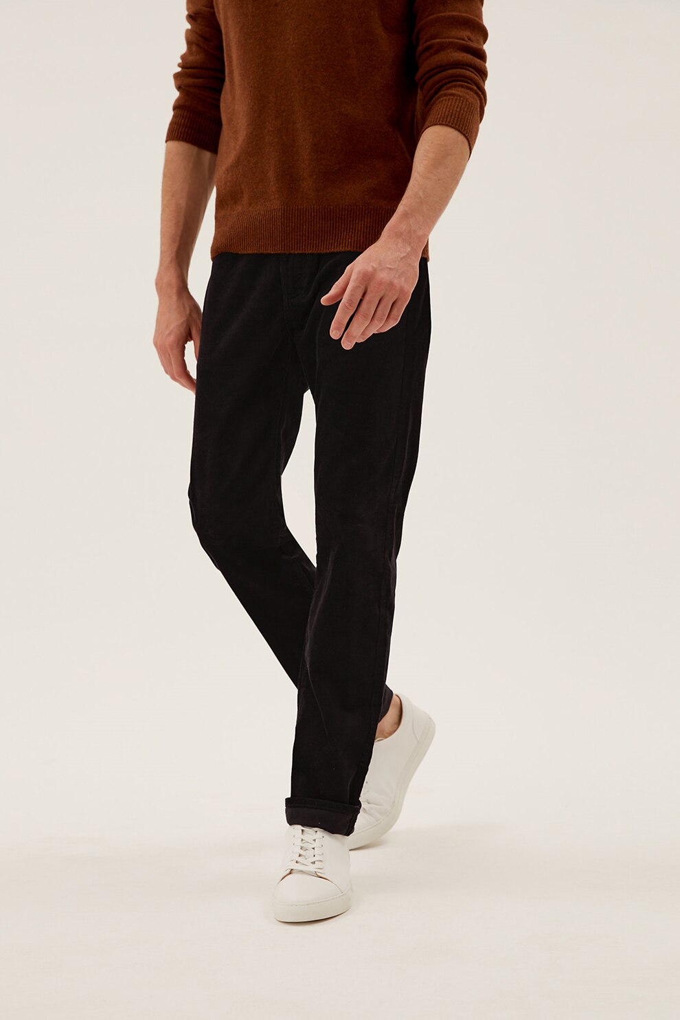 Marks & Spencer, Pantaloni drepti de reiat, Negru