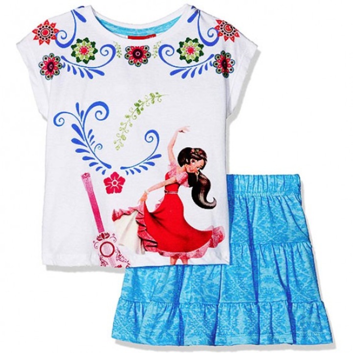 Set fuste pentru copii Elena of Avalor, Alb/Albastru