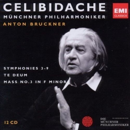 Sergiu Celibidache, Munchner Philharmoniker-Symphonies Nos. 3-9, Te Deum & Mass In F Minor-12CD