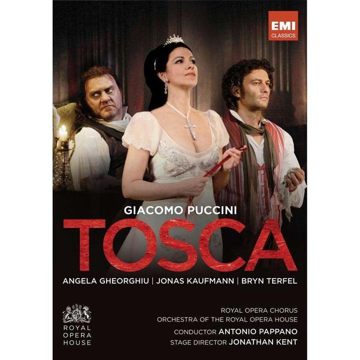 Angela Gheorghiu, Jonas Kaufmann, Bryn Terfel, Orchestra Of The Royal Opera House, Antonio Pappano-Tosca (Royal Opera House 2011)-Puccini-DVD