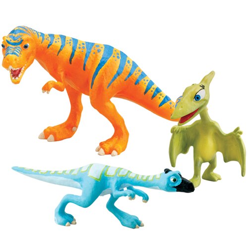Set Colectie Tomy Dino Train 3 Personaje (Boris, Oren, Mrs. P)
