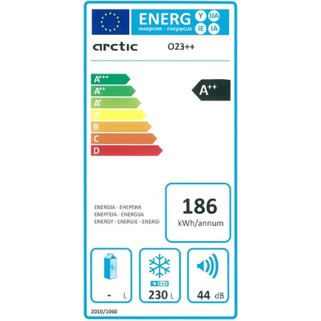 Lada frigorifica Arctic O23++, 230 l, Clasa A++, Alb