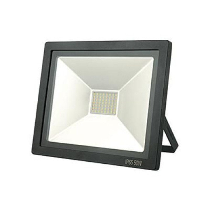Reflector led slim 50w, lumina neutra 4000kelvin, negru