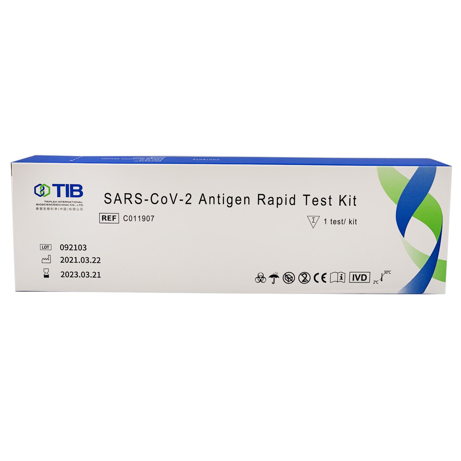 Test Rapid Antigen Lateral Nazal COVID-19 Pentru Uz Profesional Triplex 1 Buc