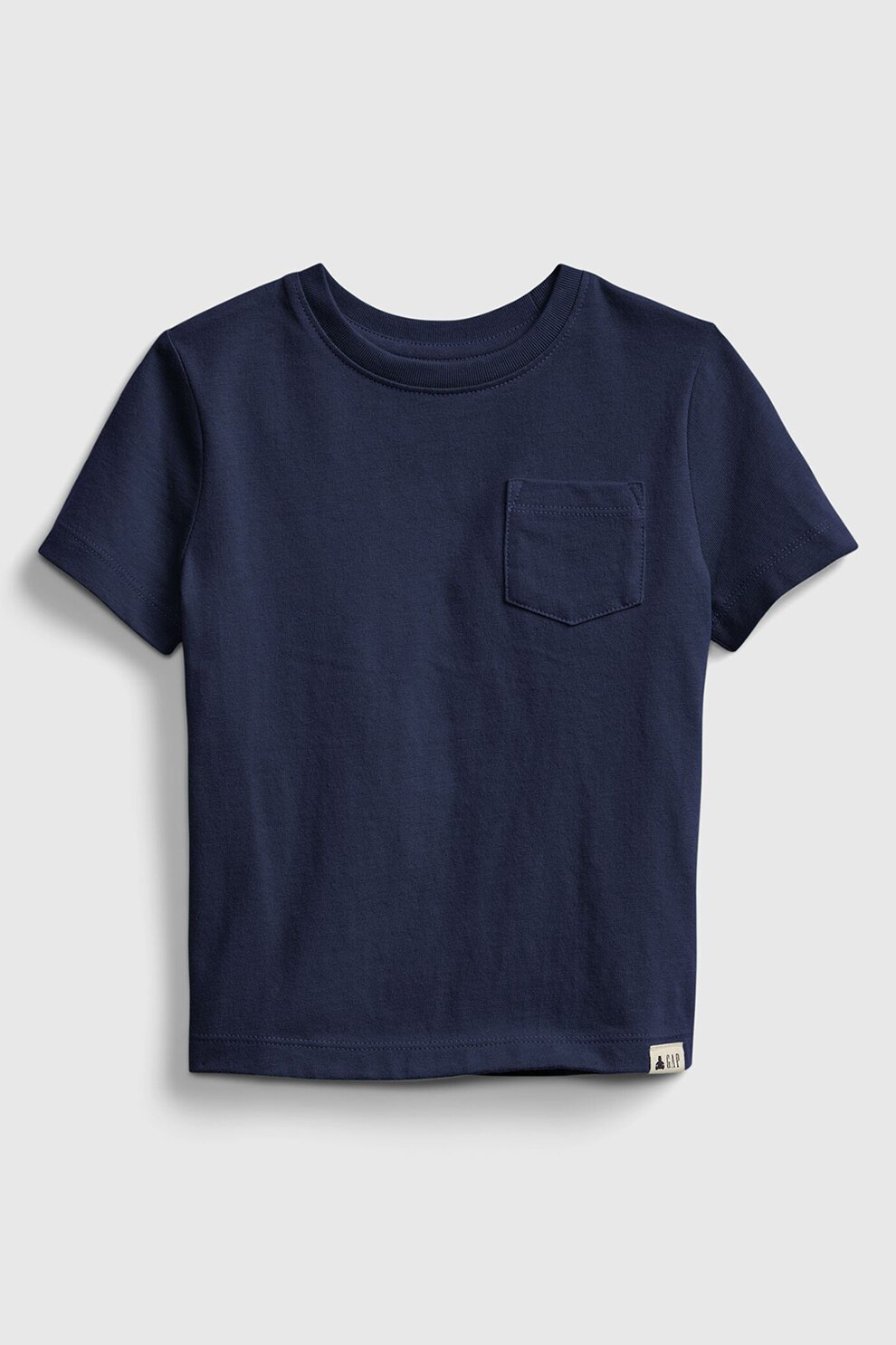 GAP, Tricou de bumbac organic cu buzunar pe piept, Bleumarin