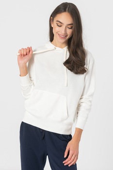 GAP, Hanorac cu buzunar kangaroo si maneci cazute, Alb GAP, Hanorac cu buzunar kangaroo si maneci cazute, Alb