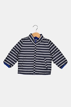 GAP, Geaca reversibila cu imprimeu, bleumarin inchis, alb GAP, Geaca reversibila cu imprimeu, bleumarin inchis, alb