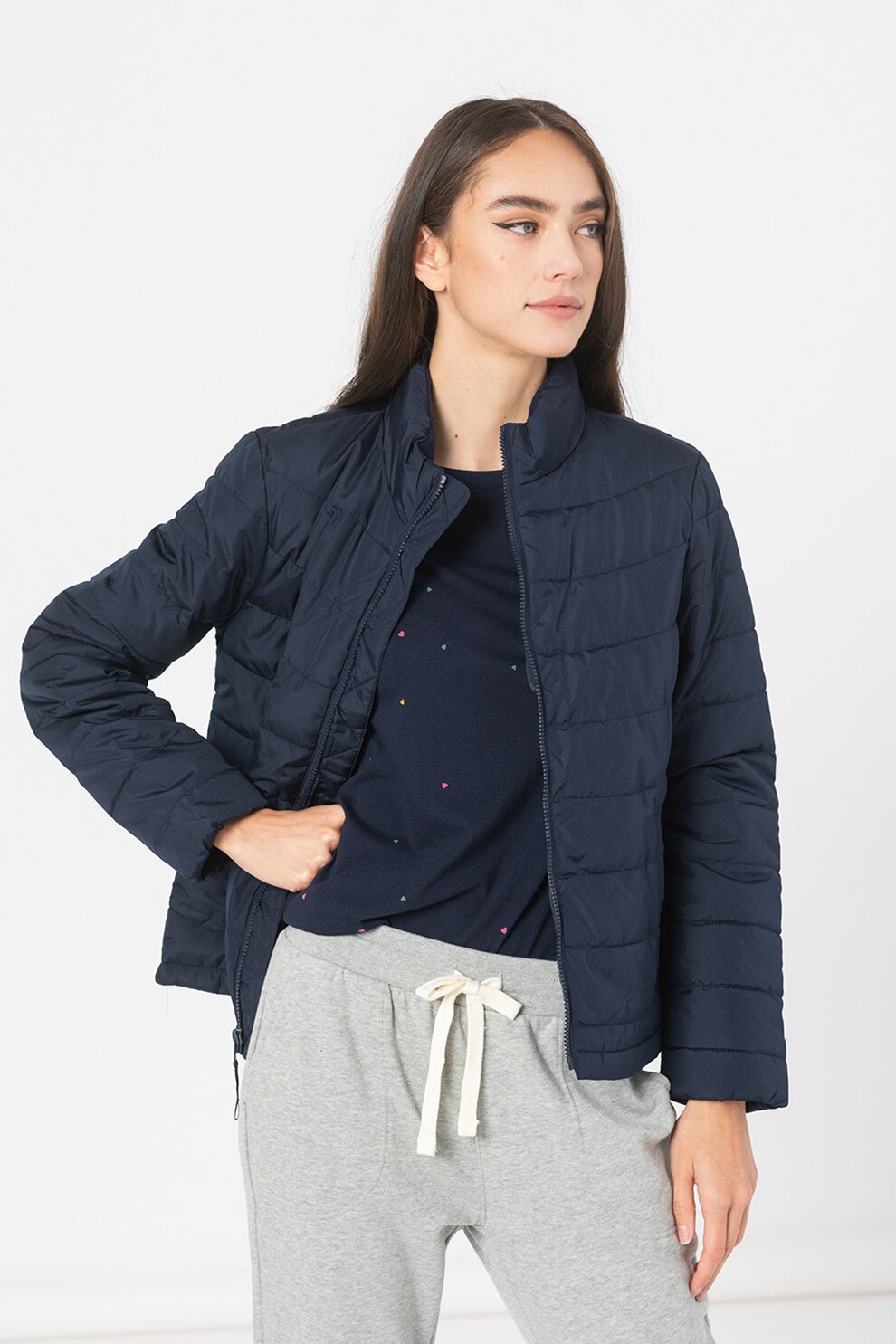 GAP, Geaca cu aspect matlasat, Bleumarin