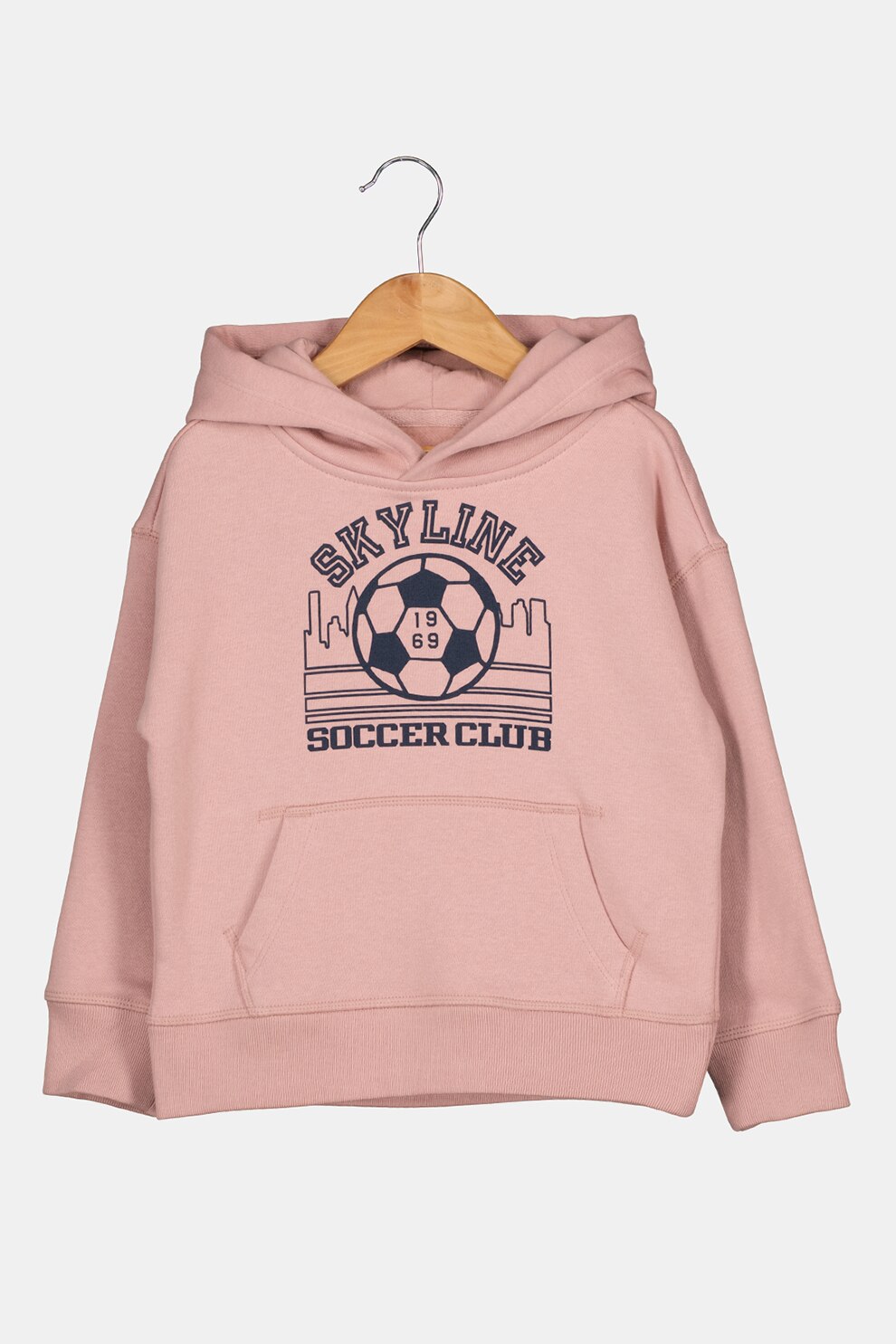 GAP, Hanorac cu buzunar kangaroo, Roz prafuit/Bleumarin inchis