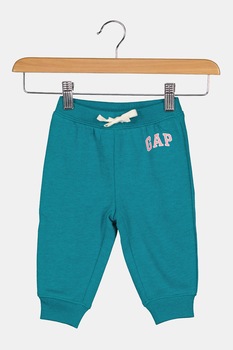 GAP, Pantaloni sport cu imprimeu logo discret, Galben