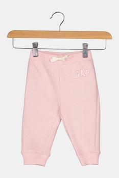 GAP, Pantaloni sport cu imprimeu logo discret, Roz deschis