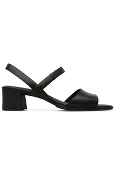 Sandale cu Toc Casual Katie Camper, Piele Naturala, 5,1 cm, 36 EU, Negru Sandale cu Toc Casual Katie Camper, Piele Naturala, 5,1 cm, 36 EU, Negru