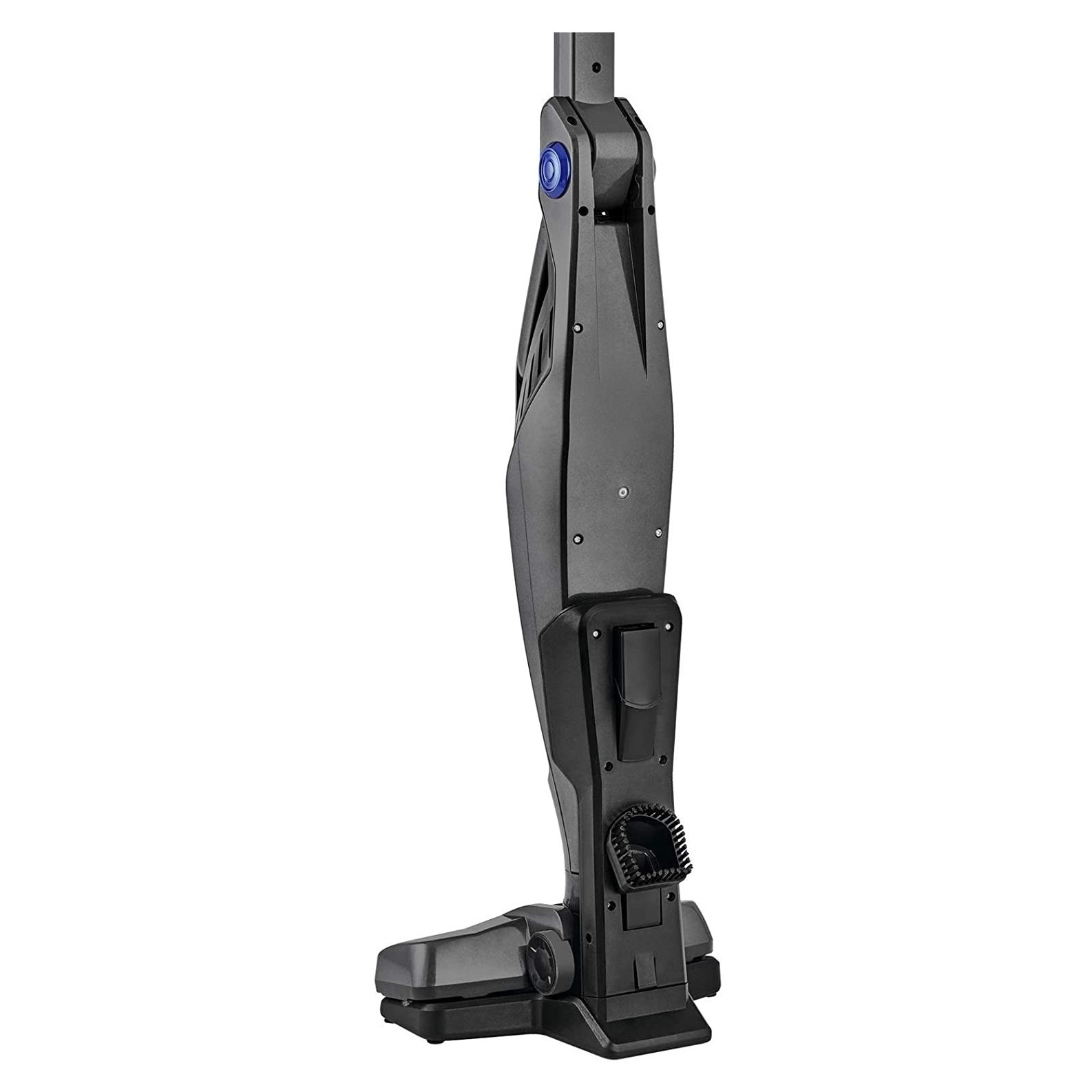 Aspirator vertical si de mana, ProfiCare, PC-BS 3035, pliabil, autonomie 20-40 min, fara sac, filtru HEPA, 90W, toate suprafetele, accesorii incluse, antracit/albastru