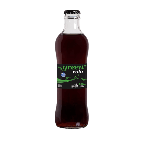 Bax 6 Sticle Bautura Racoritoare Green Cola, 250ml