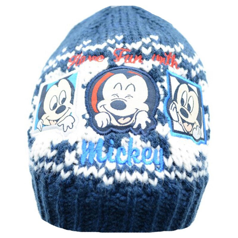 Caciula pentru baieti Disney Mickey Mouse HM4249B-48, Bleumarin