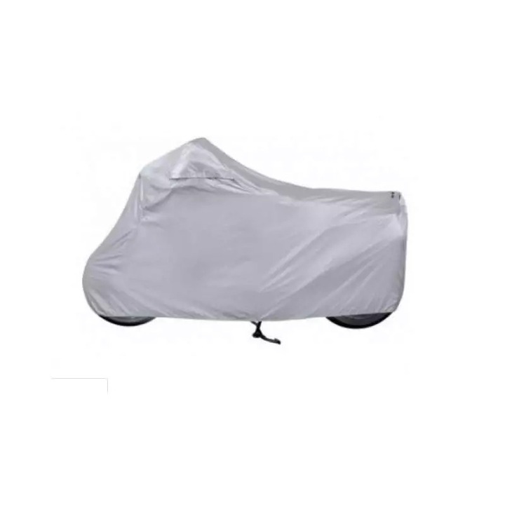Husa motocicleta SIKS® rezistenta la apa, protectie impotriva ploii, razelor solare, prafului, dimensiune 140 x 240 cm, Argintiu