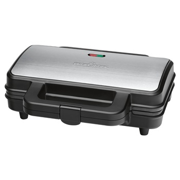 Sandwich-maker, ProfiCook, PC-ST 1092, 900W, placi antiaderente, 2 sandwich-uri, indicator luminos, negru/inox Sandwich-maker, ProfiCook, PC-ST 1092, 900W, placi antiaderente, 2 sandwich-uri, indicator luminos, negru/inox