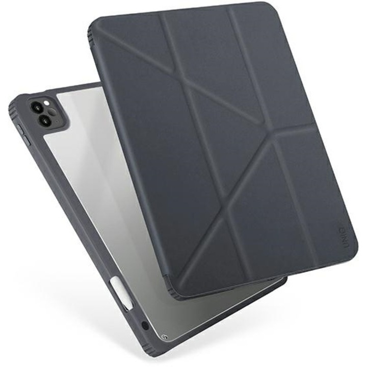 Калъф за таблет, UNIQ Moven, за Apple iPad 10.2 (2020), въглен/сив