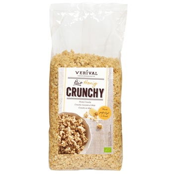 Cereale Crunchy cu miere XXL 1500gr Verival Bio Cereale Crunchy cu miere XXL 1500gr Verival Bio