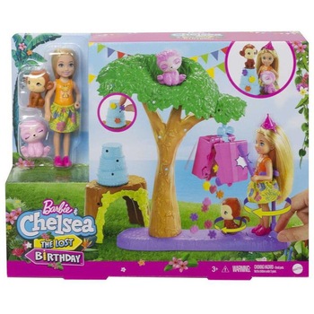 Set de Joaca Barbie Club - Chelsea The Lost Birthday Fun Playset, 21 piese Set de Joaca Barbie Club - Chelsea The Lost Birthday Fun Playset, 21 piese