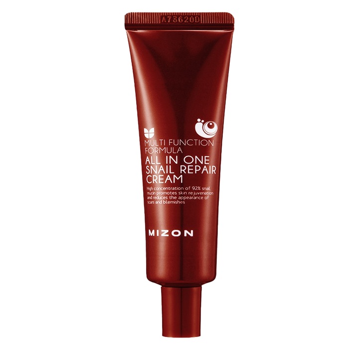 Корейски крем с екстракт от охлюви Mizon All in One Snail Repair Cream, 35 мл