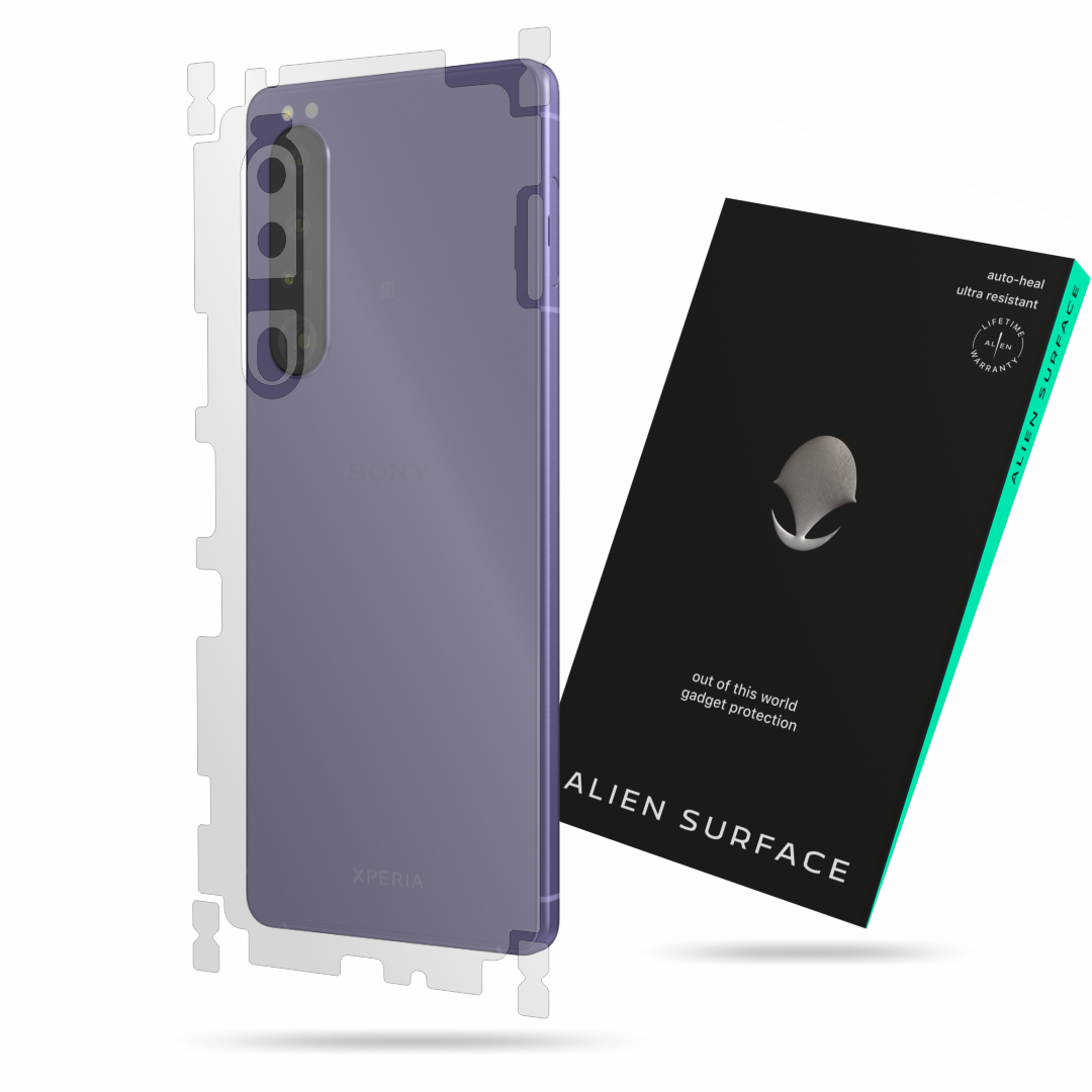 Folie Alien Surface, compatibila cu Sony Xperia 1 III, protectie spate, laterale