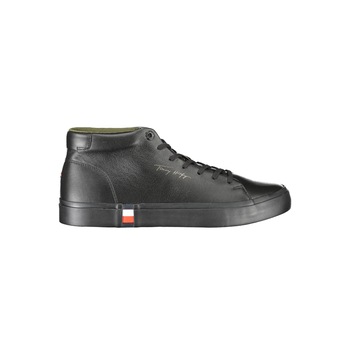 Pantofi sport barbati, TOMMY HILFIGER, 9201140, Logo, Negru, Negru Pantofi sport barbati, TOMMY HILFIGER, 9201140, Logo, Negru, Negru