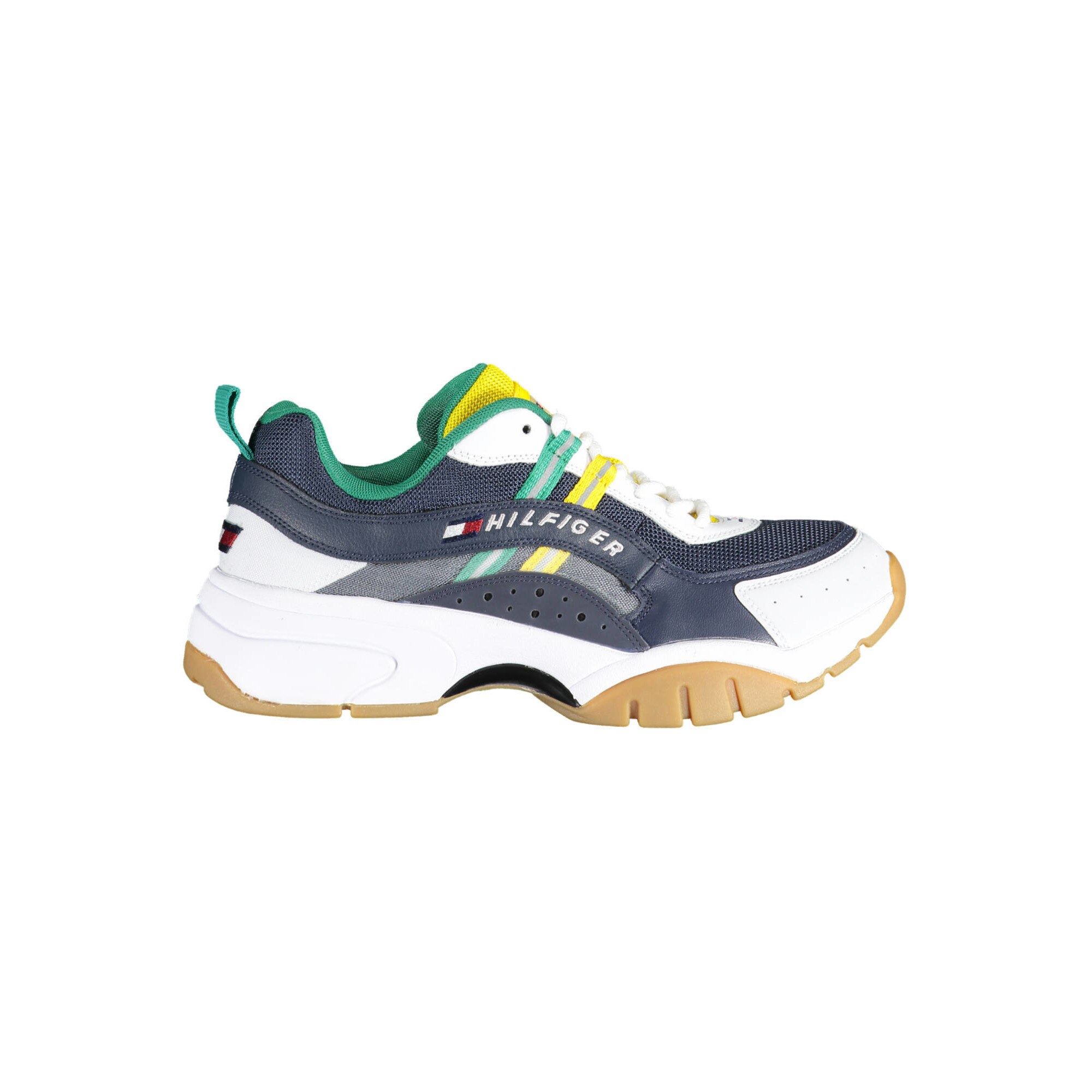 Pantofi sport barbati, TOMMY HILFIGER, 9200948, Logo, Albastru, Albastru