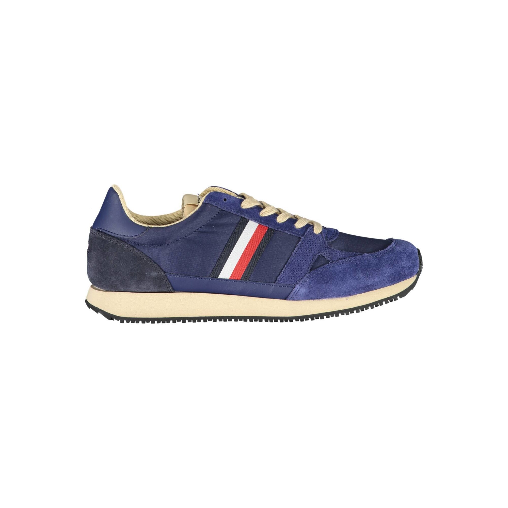 Pantofi sport barbati, TOMMY HILFIGER, 9201044, Logo, Albastru, Albastru