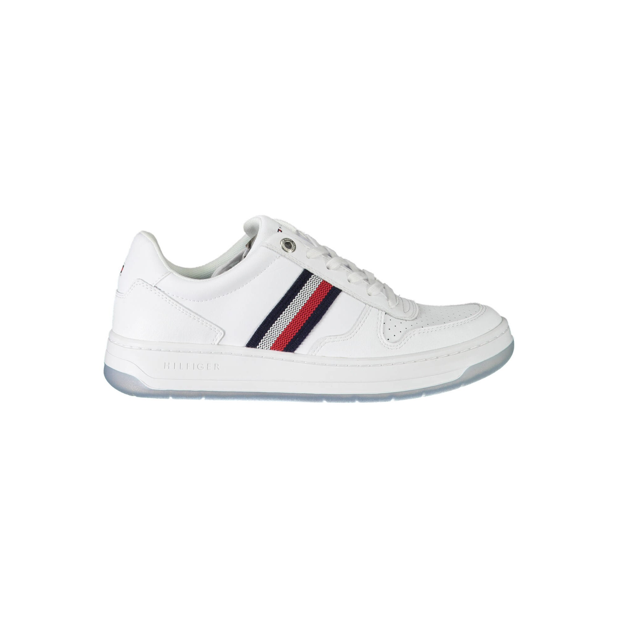 Pantofi sport barbati, TOMMY HILFIGER, 9201048, Logo, Alb, Alb