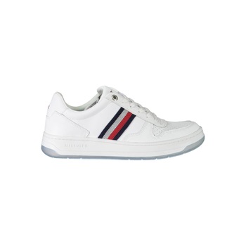 Pantofi sport barbati, TOMMY HILFIGER, 9201048, Logo, Alb, Alb Pantofi sport barbati, TOMMY HILFIGER, 9201048, Logo, Alb, Alb
