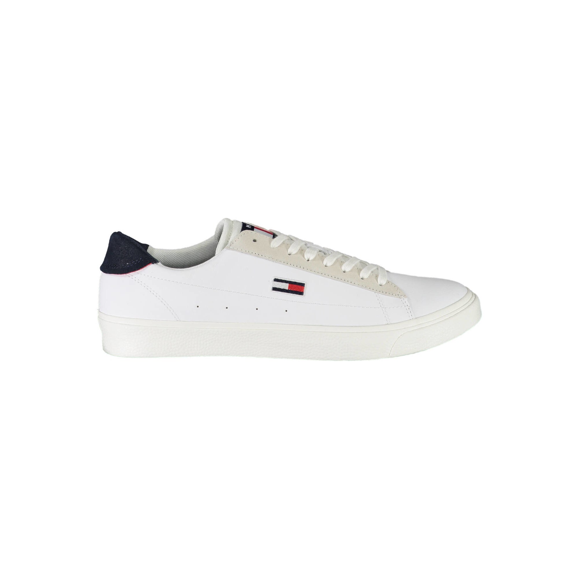 Pantofi sport barbati, TOMMY HILFIGER, 9200959, Logo, Alb, Alb