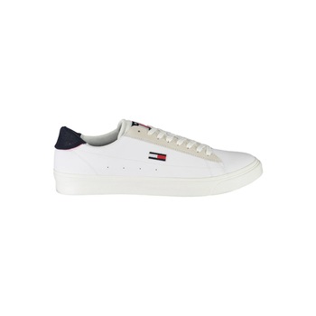 Pantofi sport barbati, TOMMY HILFIGER, 9200959, Logo, Alb, Alb Pantofi sport barbati, TOMMY HILFIGER, 9200959, Logo, Alb, Alb